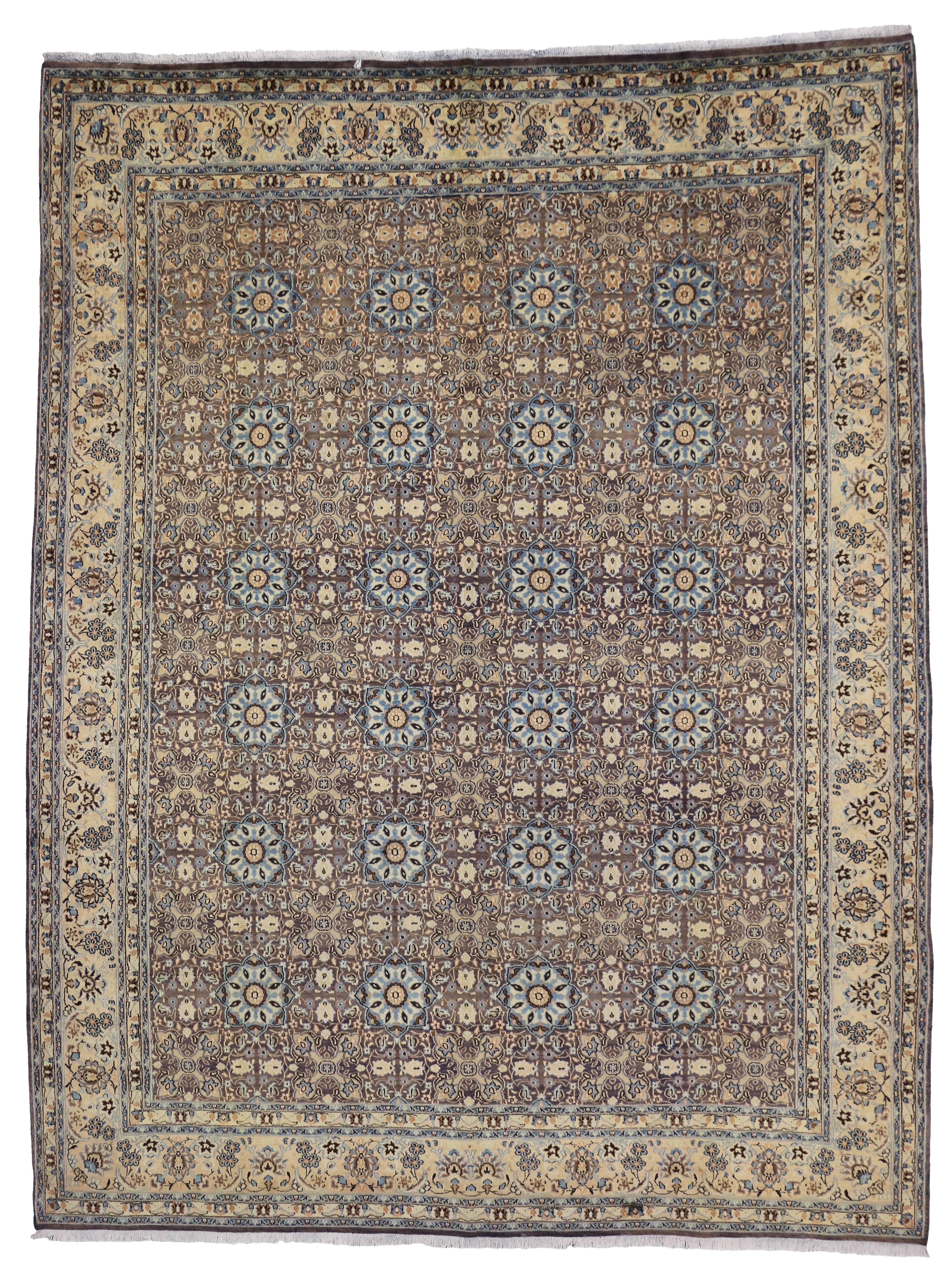 Wool Vintage Persian Moud Mood Rug