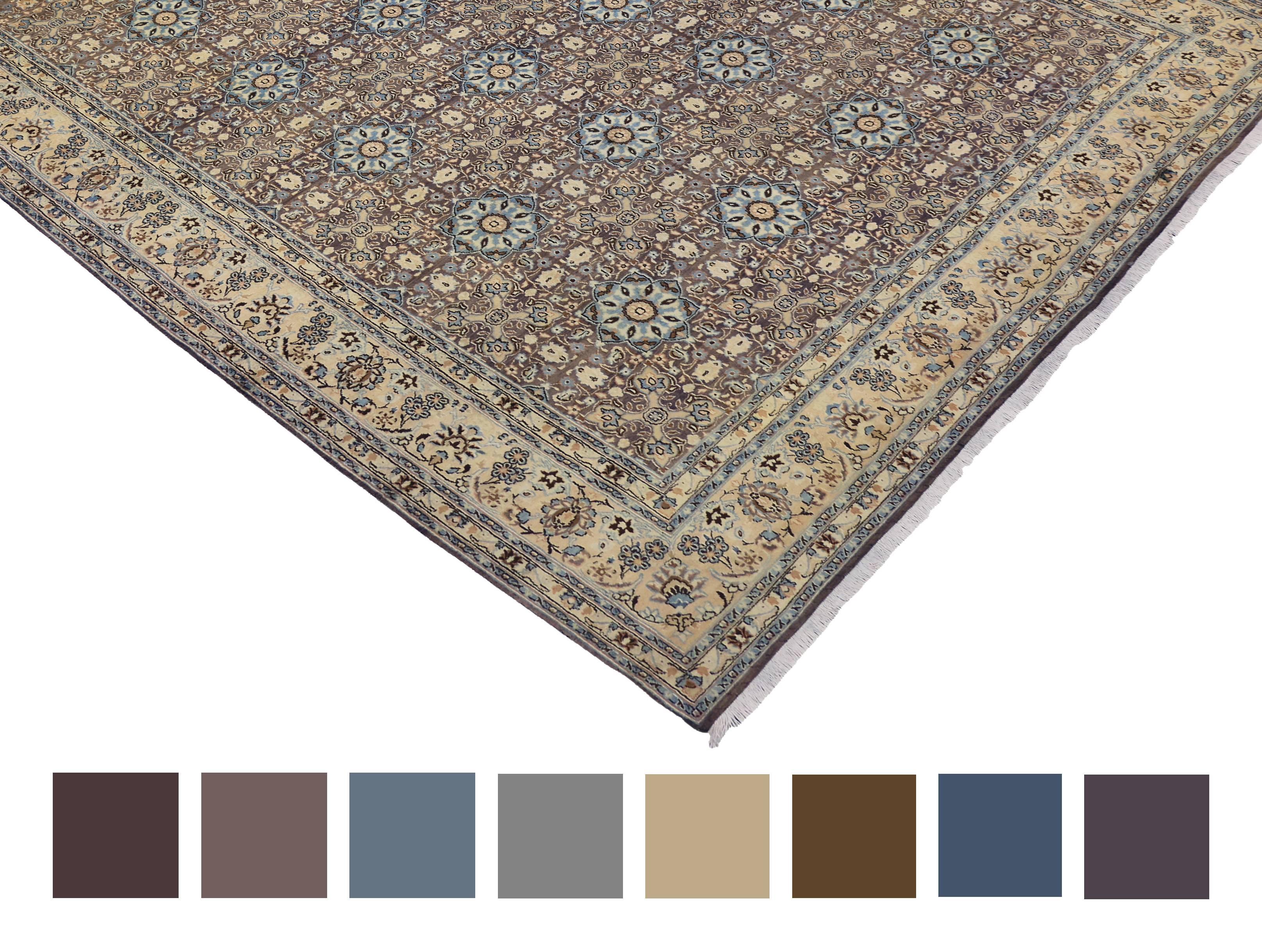 Modern Vintage Persian Moud Mood Rug