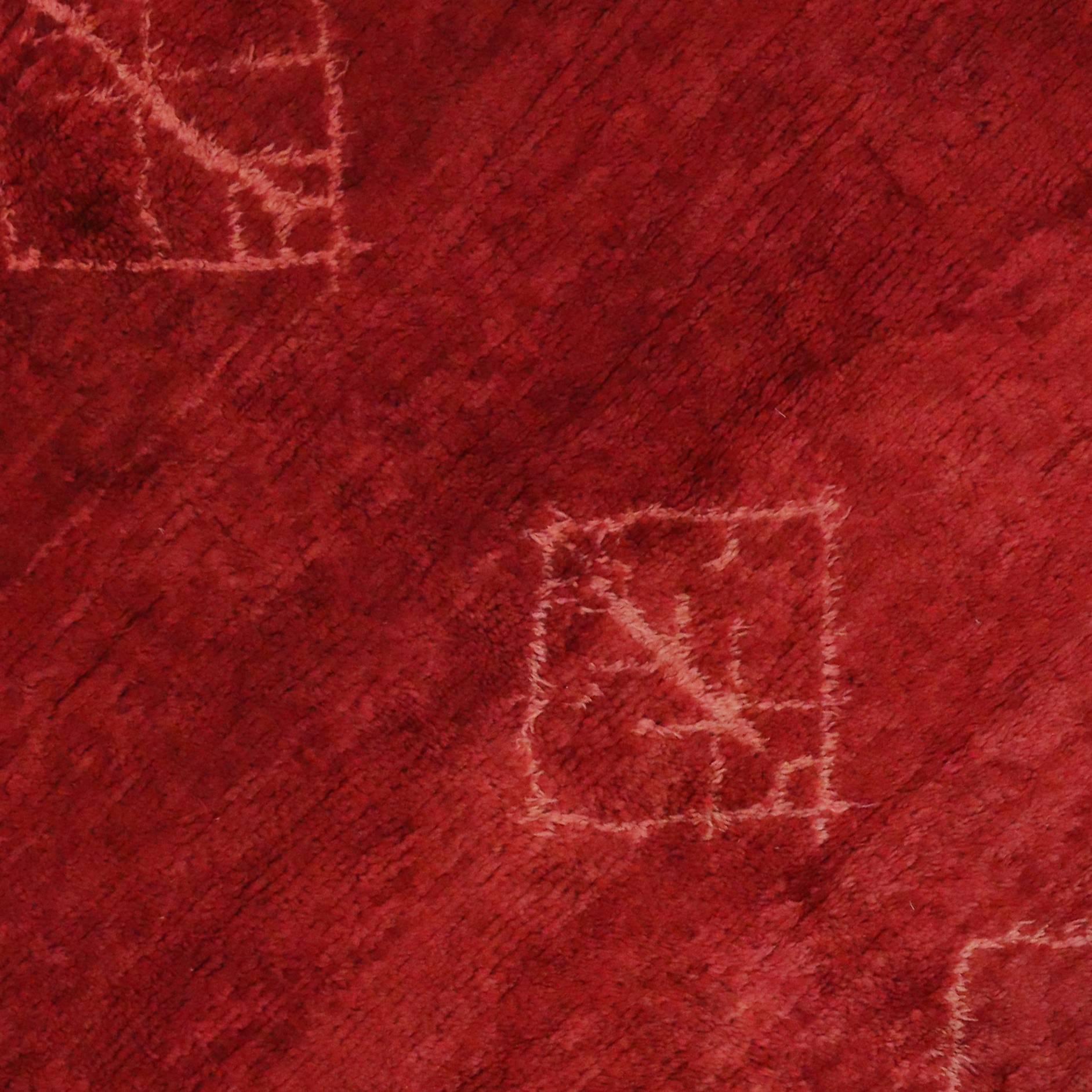moroccan rug red