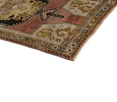 Vintage Turkish Oushak Rug with Modern Traditional Style