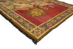 Late 19th Century Antique Tapestry with Rococo Medieval Style
