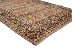 Vintage Turkish Oushak Rug with Traditional Style