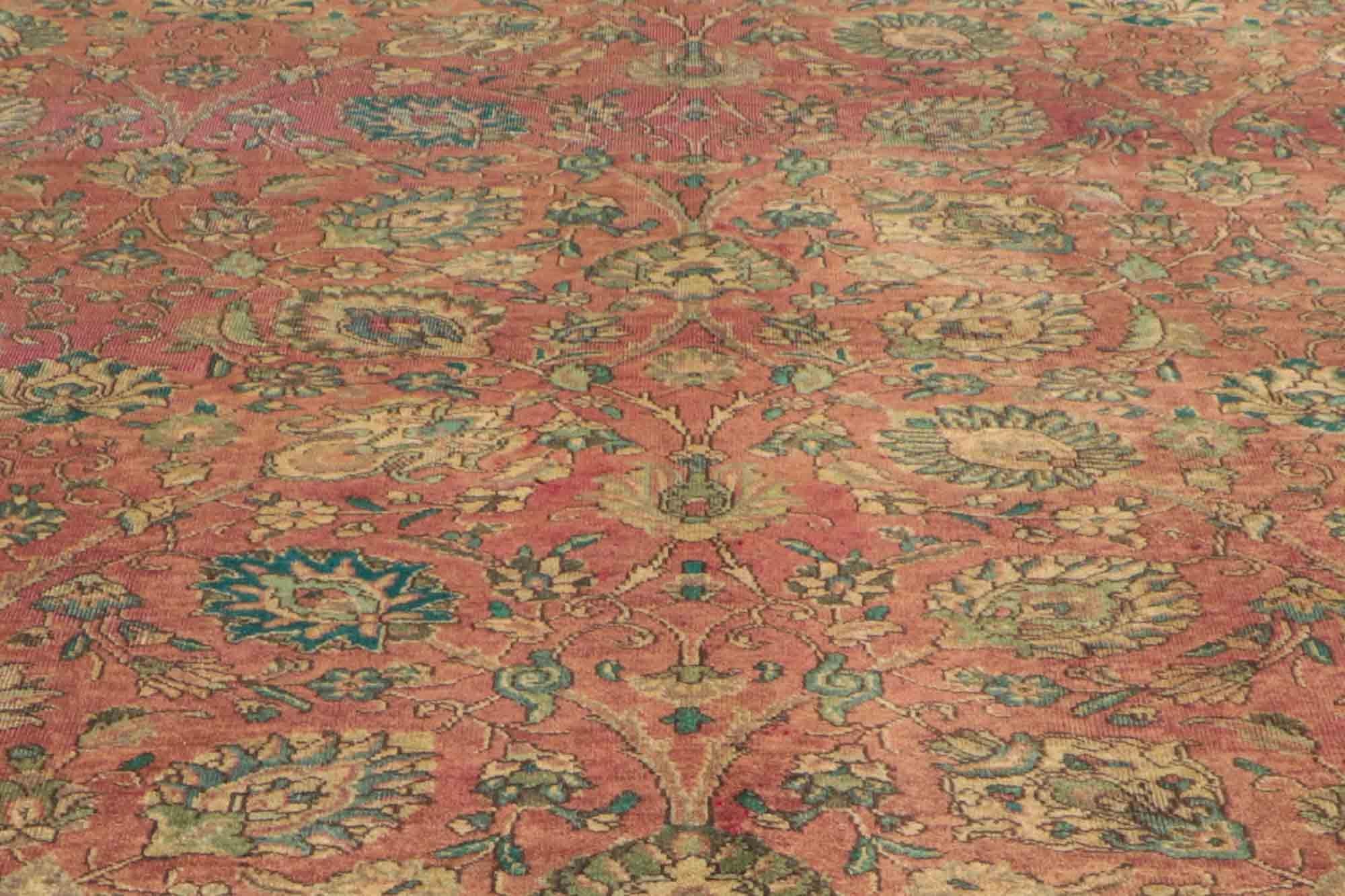 Vintage Persian Tabriz Area Rug with Traditional Style For Sale 1