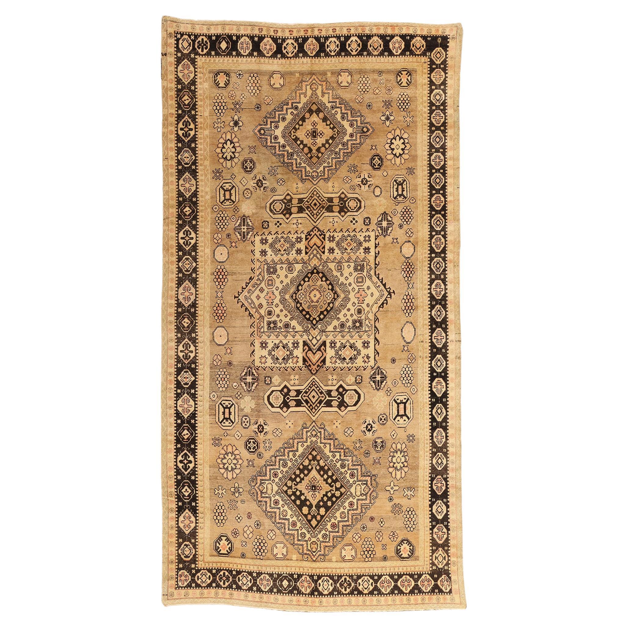 1910's Turkestan Khotan Rug with Modern Style For Sale