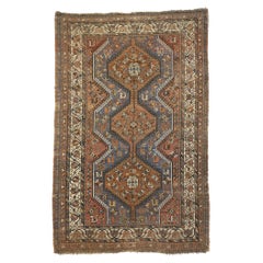 1920's Antique Persian Shiraz Carpet, 04'06 x 06'10