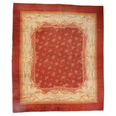 Late 19th Century Antique French Savonnerie Carpet with Traditional Style