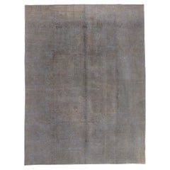 Retro Turkish Overdyed Rug, The Brutalist Movement Meets Modern Industrial