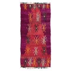 Vintage Talsint Moroccan Rug, Tribal Enchantment Meets Maximalist Style