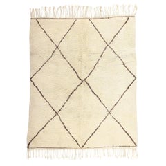 Alfombra marroquí Beni Ourain, el shibui minimalista se une al hygge moderno