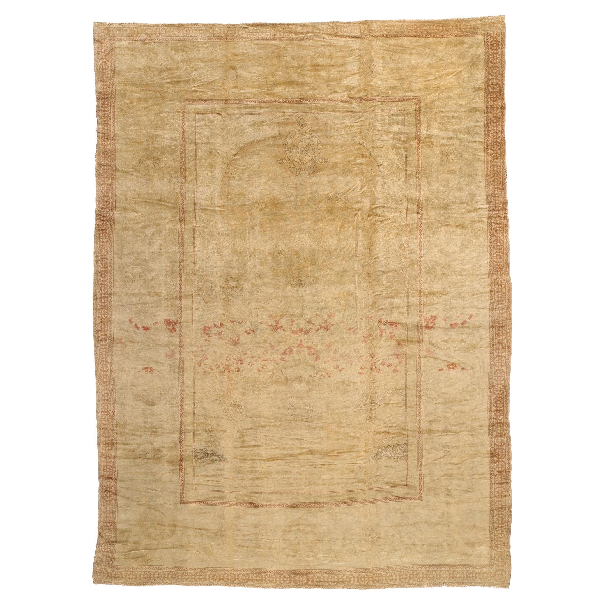 Late 19th Century Rare European Austrian Carpet with Traditional Style