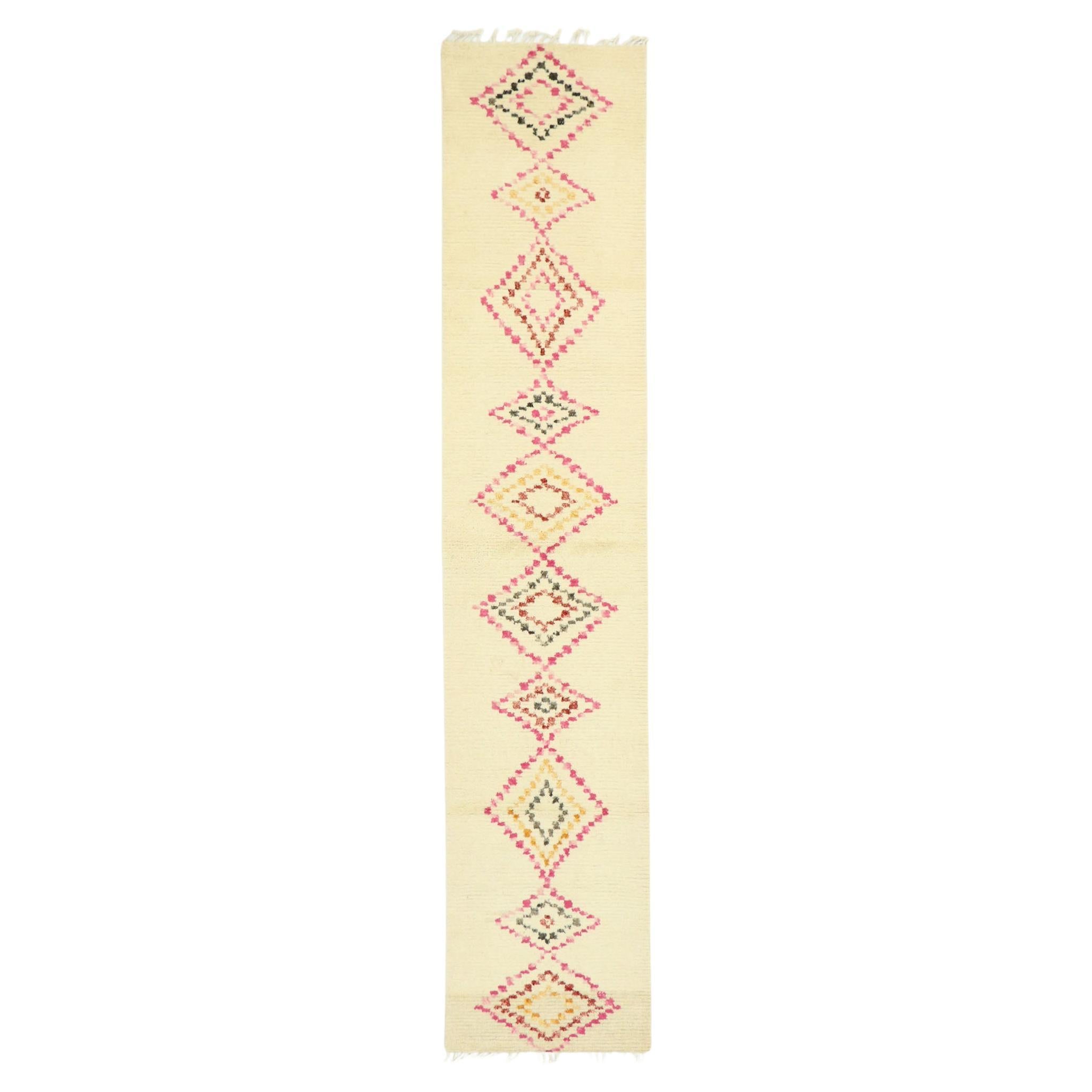 Colorful Moroccan Rug Runner, Boho Jungalow meets Southwest Desert Style