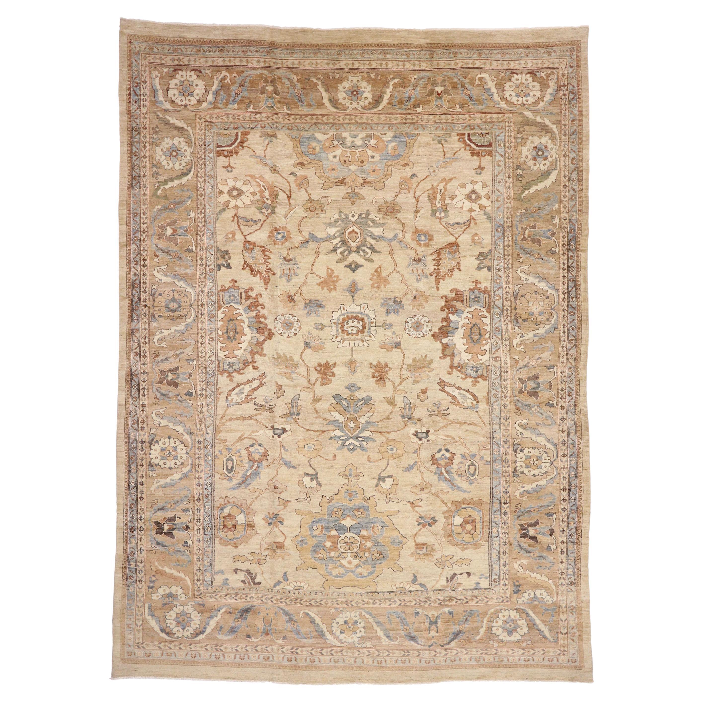 Contemporary Persian Sultanabad Rug, 13'00 x 18'00