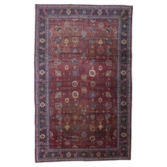 The Mughal Jewel Garden: An Antique Indian Agra Masterpiece of Imperial Grace