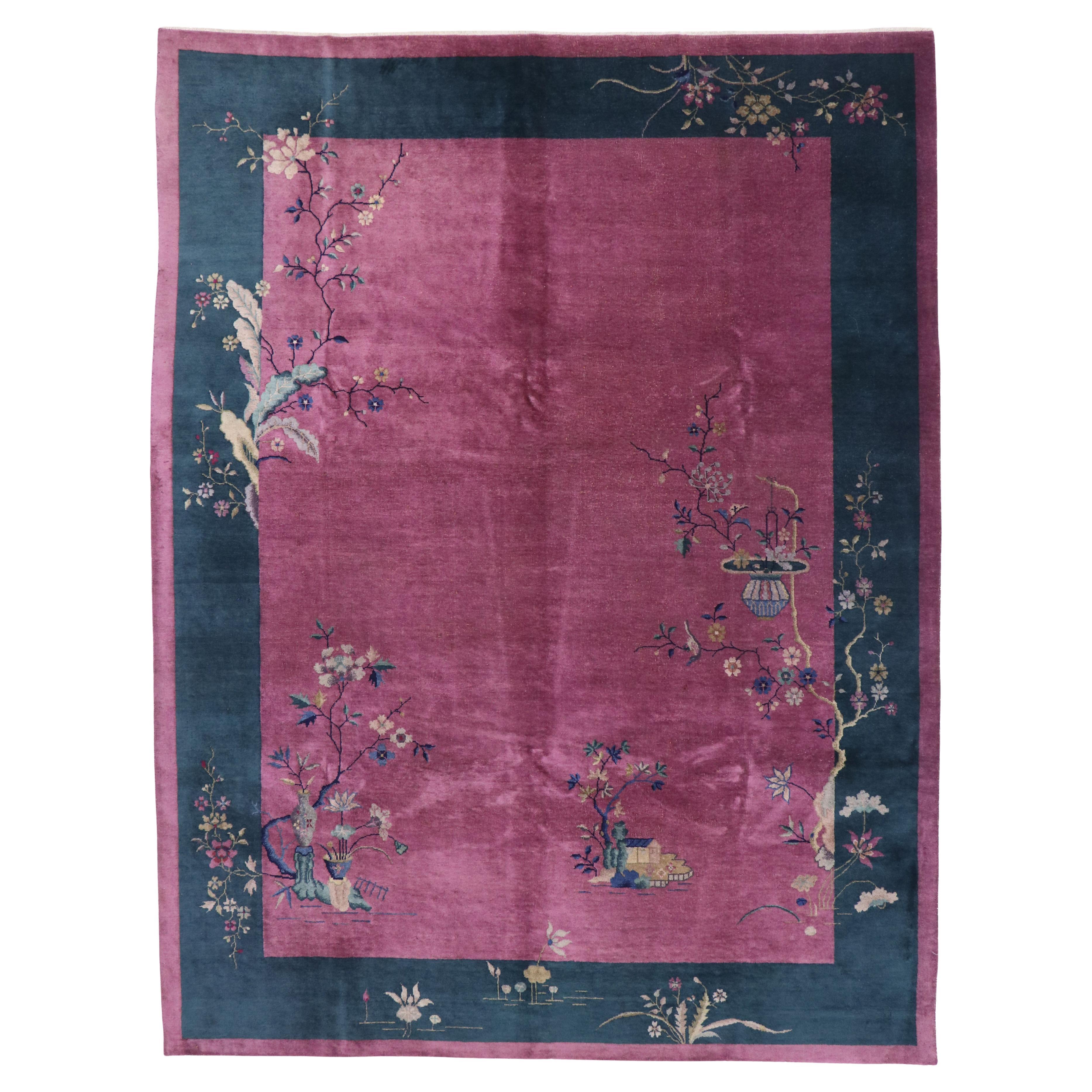 The Shanghai Garden: Antique Chinese Art Deco Masterpiece of Heirloom Elegance