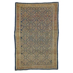 Antigua Alfombra Persa Mahal Ziegler Sultanabad Rústico Estilo Cottage Italiano