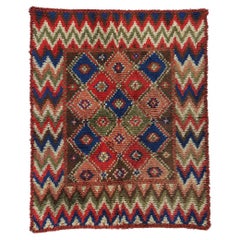 Vintage Finnish Rya Ryijy Rug