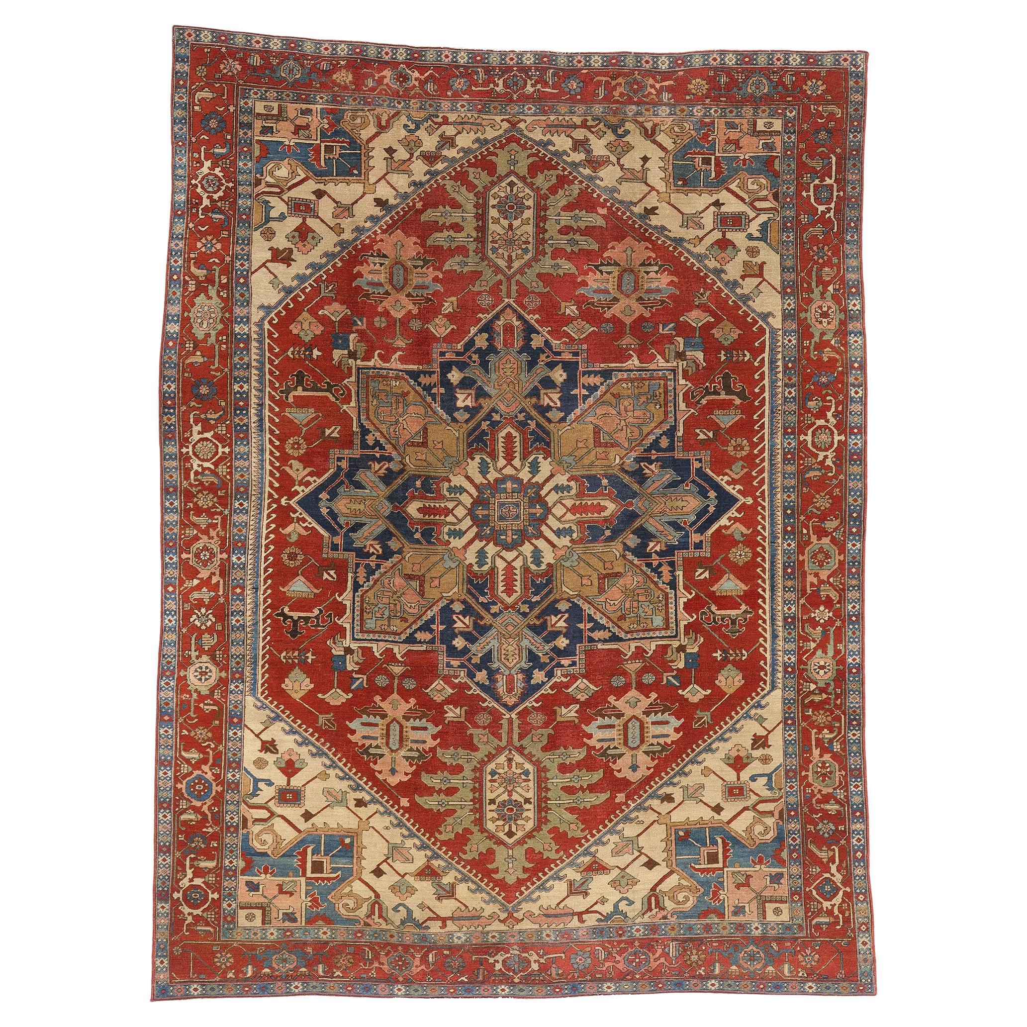 Tapis persan ancien Serapi