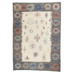New Contemporary Turkish Kilim Rug with Modern Style