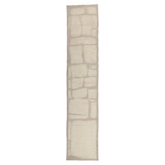 Modern Biophilic Moroccan High-Low Rug, Biophilia Japandi Meets Wabi-Sabi