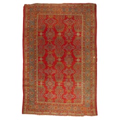 La Corte Imperial Carmesí: Una obra maestra de la nobleza oushak de finales del siglo XIX