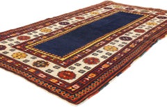 The Indigo Sanctuary: A 19th Century Caucasian Kazak Masterpiece of Protection