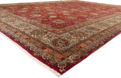 The Imperial Menagerie: Antique Persian Tabriz Masterpiece of Eternal Paradise