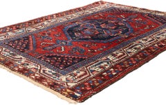 The Celestial Sanctuary: Antique Persian Malayer Masterpiece of Sacred Harmony