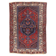 The Celestial Sanctuary: Antique Persian Malayer Masterpiece of Sacred Harmony