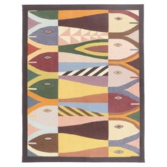 "The Cubist Shoal": un capolavoro contemporaneo indiano in stile kilim dell’astrazione modernista