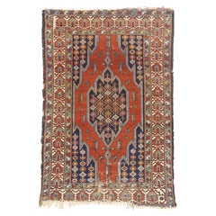 The Amulet Garden: An Antique Persian Hamadan Masterpiece of Tribal Enchantment