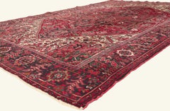 La Rosetta Imperiale: un capolavoro vintage persiano in stile Heriz dall’eleganza nobile