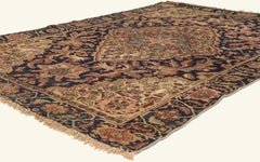 The Gilded Palmette: A Late 19th Century Persian Farahan Masterpiece of Prestige