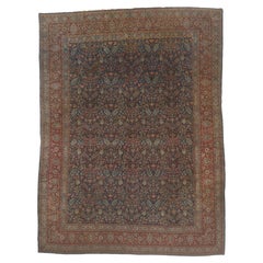 The Noble Legacy: An Antique Persian Kashan Masterpiece of Timeless Elegance
