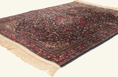 The Noble Garden: An Antique Persian Sarouk Masterpiece of Timeless Prestige