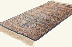 The Sacred Garden: Vintage Turkish Silk Hereke Masterpiece of Imperial Elegance