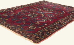 The Aristocrat's Garden: An Antique Persian Lilihan Masterpiece of Rare Beauty