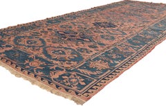 The Nomadic Chronicle: Vintage Persian Soumak Masterpiece of Ancestral Artistry