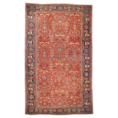 The Imperial Garden: Late 19th Century Persian Serapi Masterpiece of Elegance