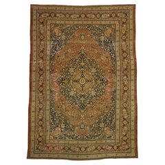 The Imperial Arabesque: Late 19th Century Haji Jalili Persian Tabriz Masterpiece