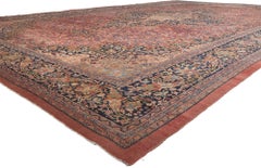 The Gilded Garden: A Late 19th Century Persian Farahan Masterpiece of Splendor