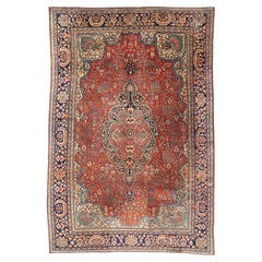 The Royal Qajar Dynasty: A Late 19th Century Persian Sarouk Farahan Masterpiece