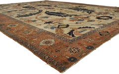 The Sovereign Garden: A Late 19th Century Persian Serapi Masterpiece of Grandeur