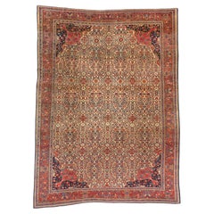 The Garden Treasury: Late 19th Century Persian Farahan Masterpiece of Refinement