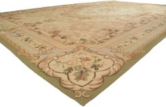 The Rococo Reverie: A Vintage Chinese Aubusson Masterpiece of Romantic Elegance