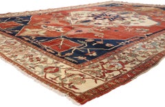 The Imperial Garden: A Late 19th Century Persian Serapi Masterpiece of Splendor