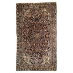 The Baroque Rhapsody: Antique Persian Hamadan Masterpiece of Palatial Grandeur