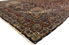 The Baroque Rhapsody: Antique Persian Hamadan Masterpiece of Palatial Grandeur