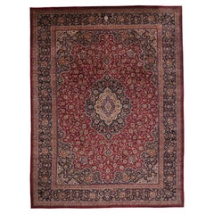 The Imperial Flourish: Vintage Persian Mashhad Masterpiece of Palatial Opulence