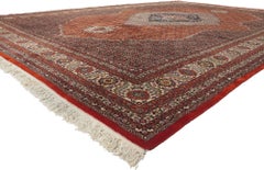 The Moonlit Mahi: A Vintage Romanian Tabriz Masterpiece of Timeless Prestige