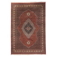 The Moonlit Mahi: A Vintage Romanian Tabriz Masterpiece of Timeless Prestige
